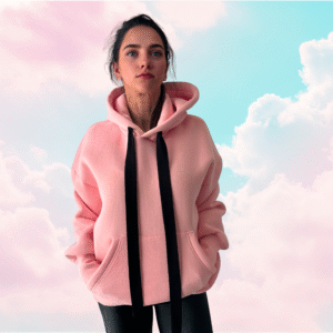 Hoodie with Long Strings