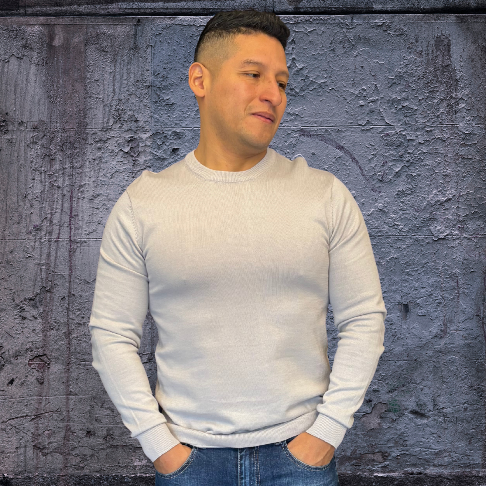 Light Grey Cotton Minimal Style