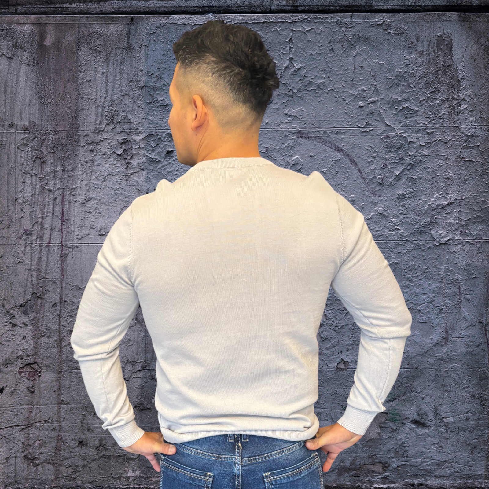 Light Grey Cotton Minimal Style - immagine 2