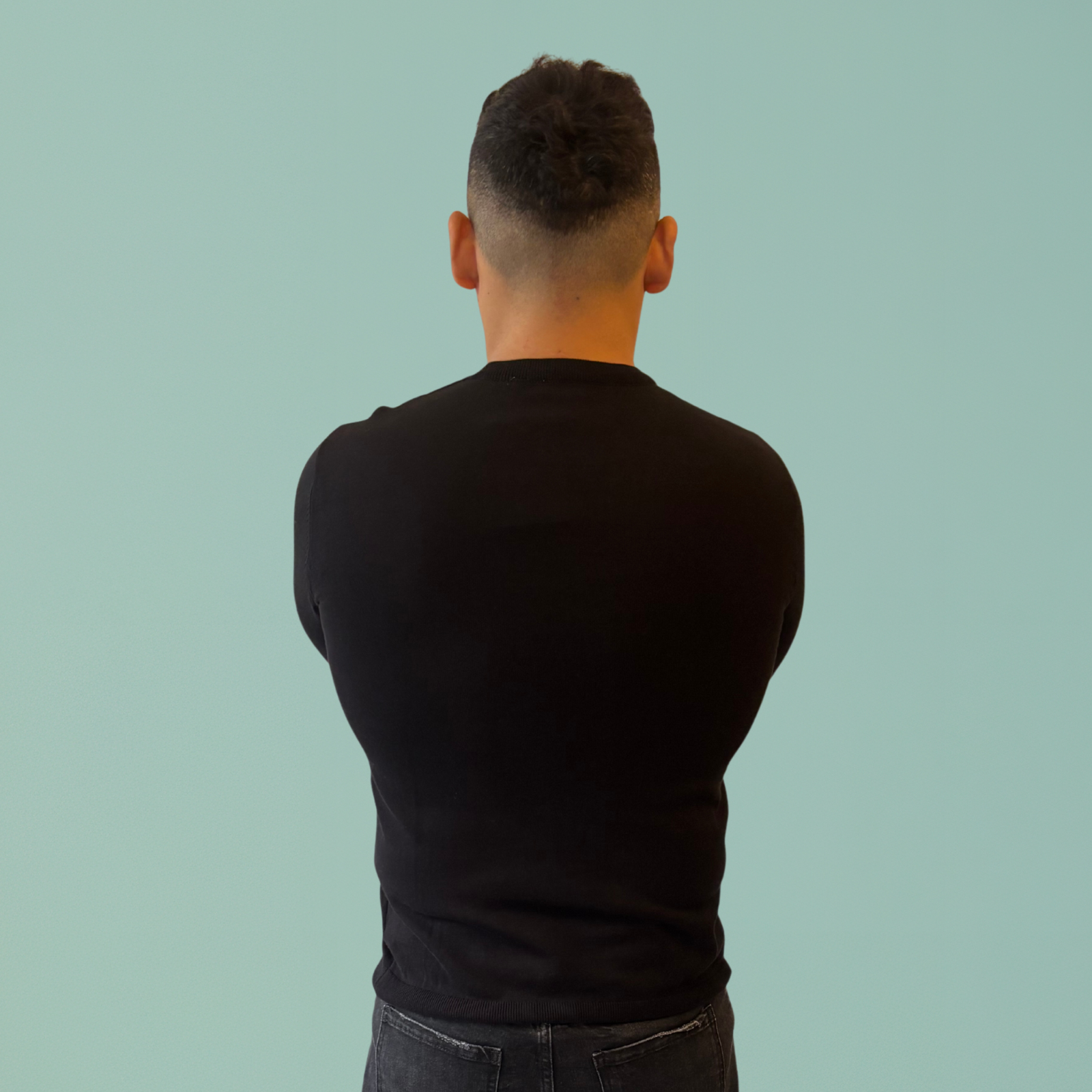 Black Cotton Classic Long Sleeve - immagine 2