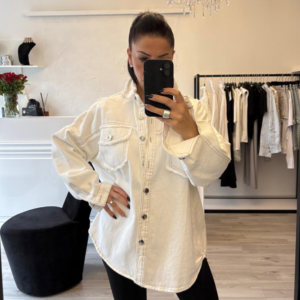 Classic White Denim Jacket