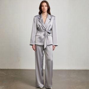 Elegant Blazer and Grey Trouser Combo