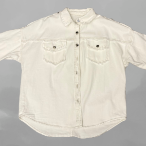 Classic White Denim Jacket