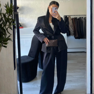 Elegant Blazer and Black Trouser Combo